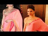 Deepika Padukone Looking Hot In Saree @ Ahana Deol's Wedding Reception