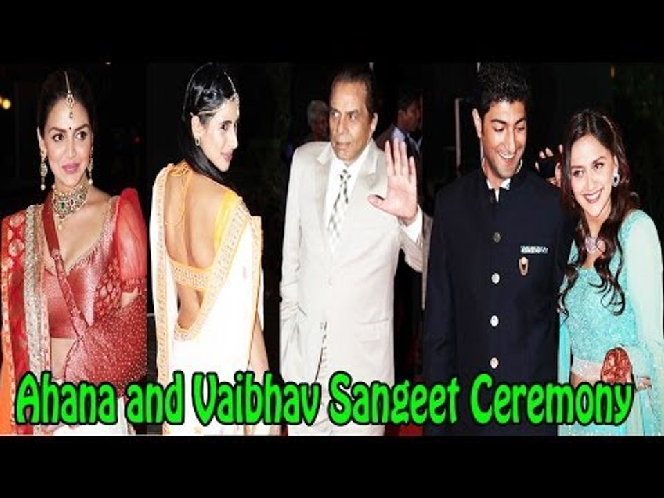 B-Town Celebs Spotted @ Sangeet Ceremony Of Ahana Deol and Vaibhav