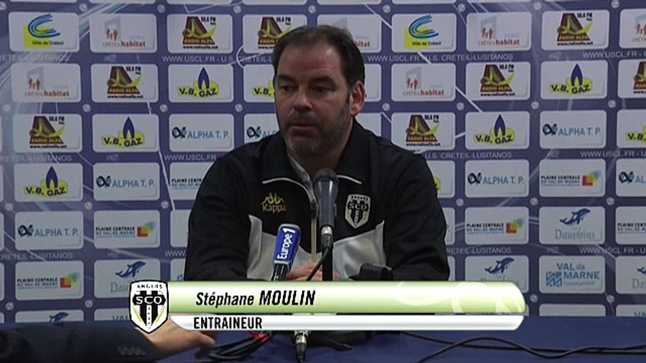 Conférence presse après-match US Créteil - Ange...