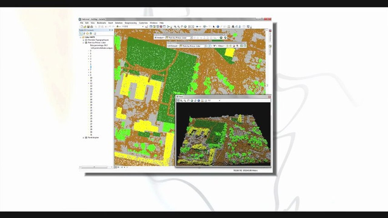 SIG 2011 - Produits et démos : LIDAR dans ArcGIS 10.1