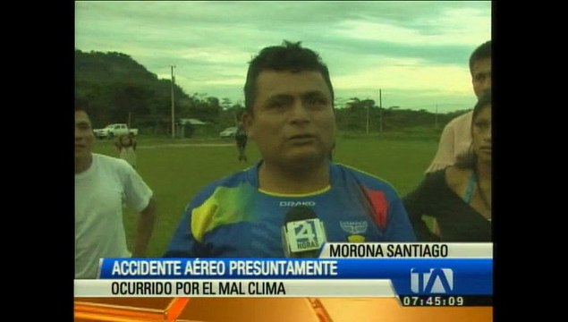 Una nave de la empresa aérea Aero-Taisha se accidentó en Morona Santiago