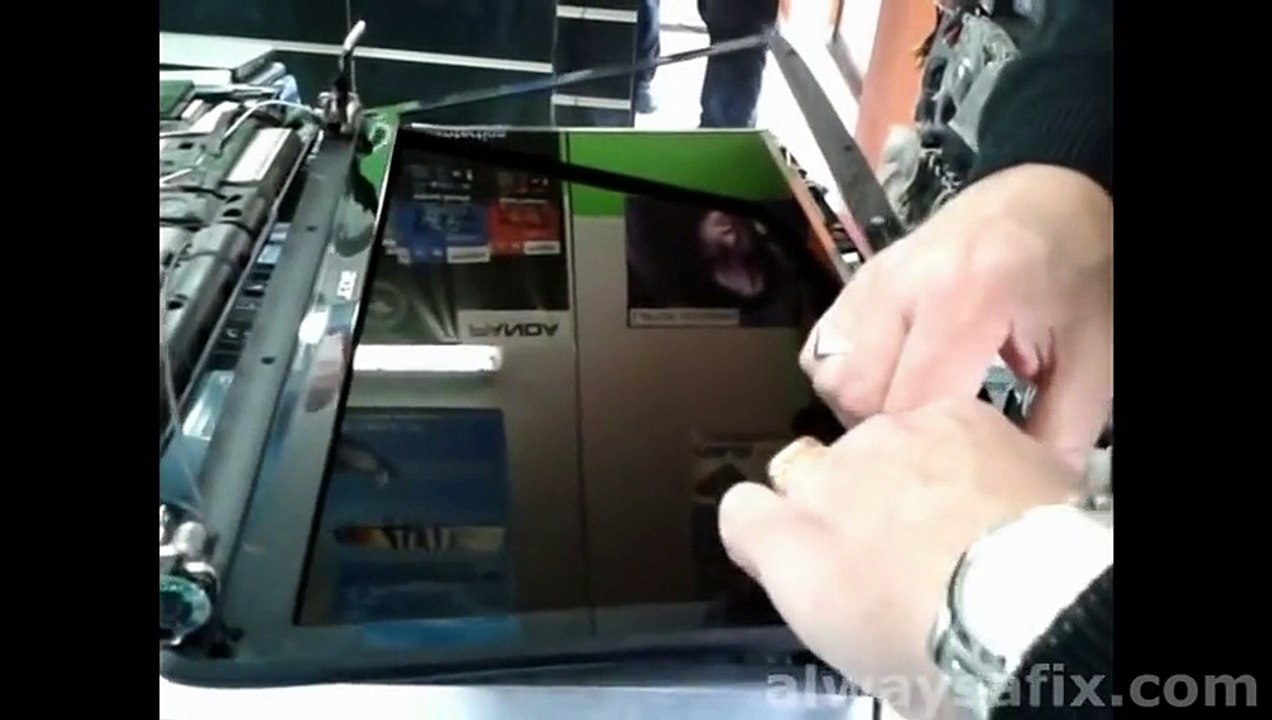 Acer backlight failure bad inverter and test CCFL lamps_(480p)