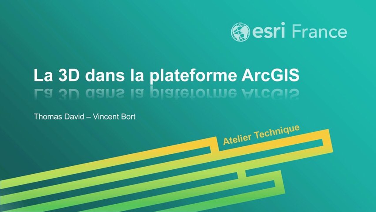Atelier 3D SIG 2014