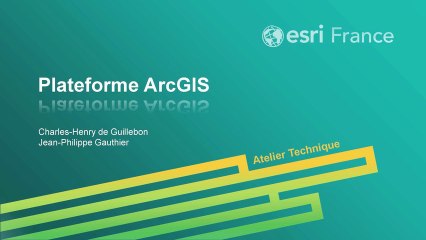 Atelier nouveautés de la plateforme SIG 2014