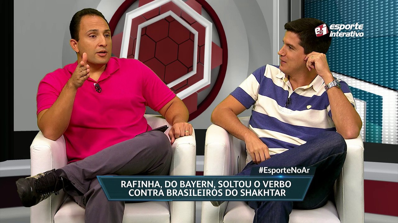 Vazou na internet! Conversa do brasileiro Rafinha, do Bayern de Munique, falando mal dos brasileiros do Shakhtar Donetsk deu polêmica no Esporte no Ar