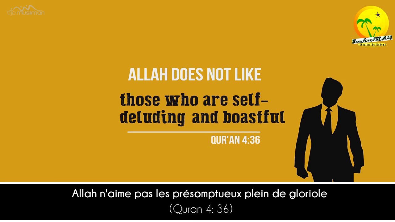 Ceux qu’Allah n’aime pas