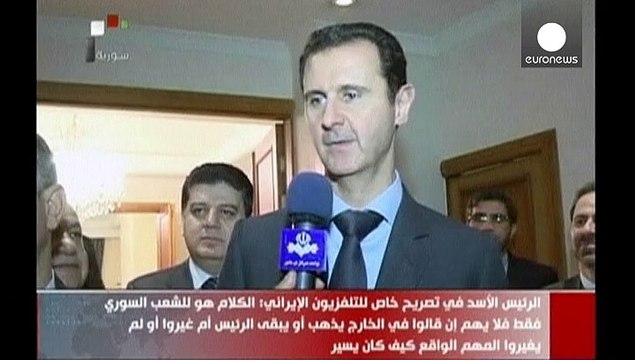 Syria: Assad shuns Kerry 'offer' of negotiations to end civil war