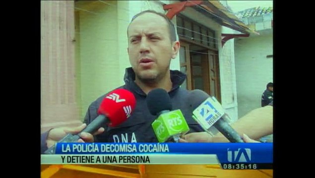 Policía decomisa cuatro mil dosis de pasta base de cocaína en Quito