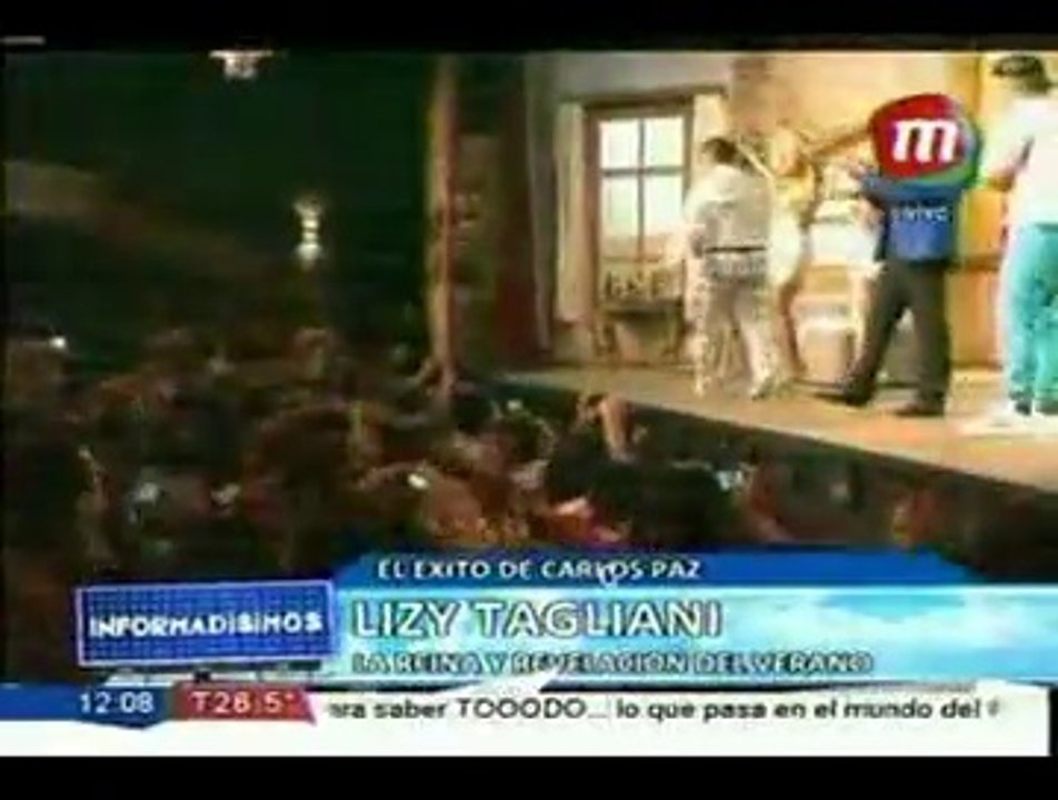 Lizy hablando del éxito de Casa Fantasma en Informadísimos  - 16 de Marzo