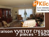 A vendre - YVETOT (76190) - 7 pièces - 190m²