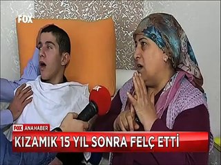 Genç Emir'in hayatı 15 günde karardı kızamık 15 yıl sonra felç etti ve tedavi edilemiyor