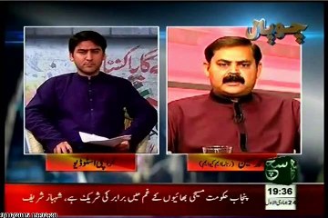 SUCH TV CHOPAL Minhaj Mousavi with MQM Muhammad Hussain (16 March 2015)