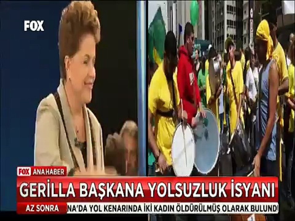 Brezilya'da gerilla başkana yolsuzluk suçlamasıyla 1 milyon kişi  Askeri darbe istedi