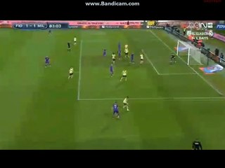 Fiorentina - Milan 1-1 (Serie A) Rodriguez Goal