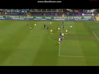 Joaquin Goal 90' Fiorentina 2-1 Milan Serie A 16-3-2015