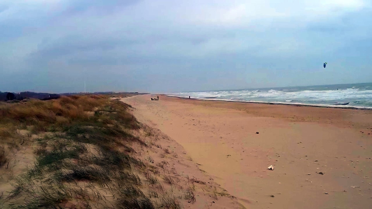 VOL DE PENTE COURSEULLES SUR MER   VENT 50 KMH