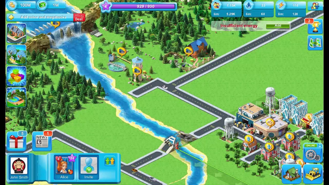 Megapolis Hack - 1M Megabucks & 100M Coins