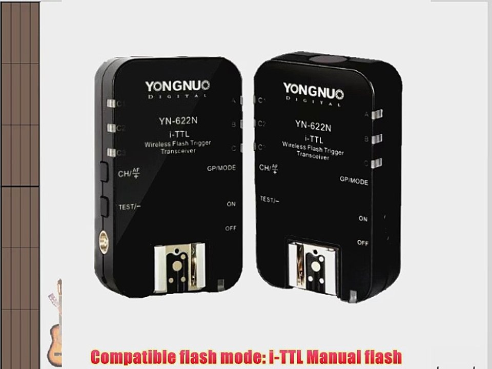 Yongnuo YN-622N Yongnuo YN-622N YN 622 Wireless I TTL ITTL HSS 1/8000S Flash Trigger for Nikon