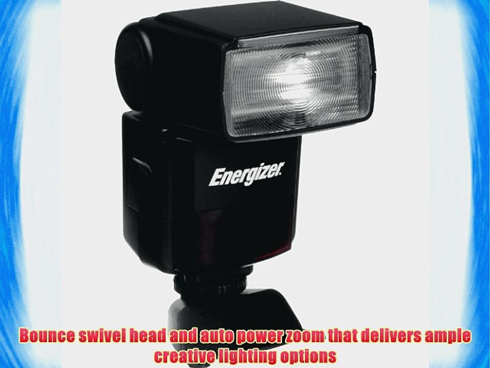 Energizer ENF-600C Power Zoom e-TTL II Flash for Canon DSLRs (Black)