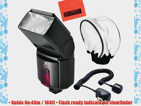 SB800 Pro Series Digital DSLR Dedicated Flash Starter Kit For Nikon DF D90 D3000 D3100 D3200