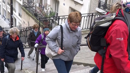 Les escaliers de Montmartre