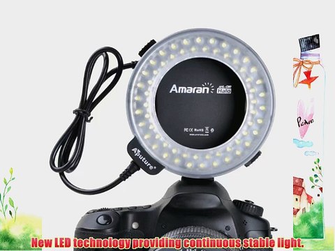 SainSonic? LOOPER SS-C60L LED Macro Flash Light Rings Work with Flash Triggers for Canon