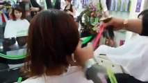 Amazing Hair Cutting with Sword
