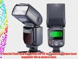 Neewer NW670 / VK750II E-TTL Flash for Canon Rebel T5i T4i T3i T3 T2i T1i SL1 EOS 700D 650D