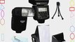 Vivitar DF-383 DEDICATED ETTL LCD Flash w/ LCD Display Includes Flash Diffuser For Canon EOS