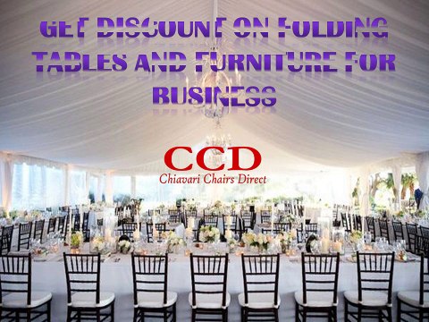 Get Discount on Folding Tables and Furniture for Business