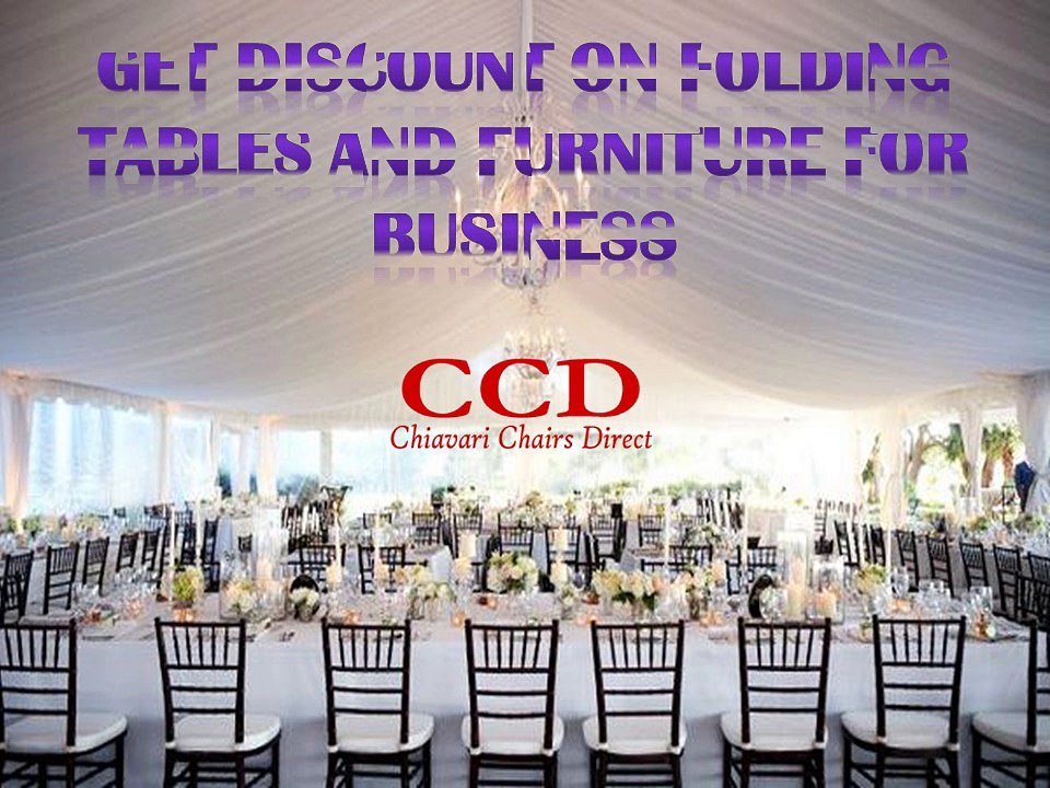 Get Discount on Folding Tables and Furniture for Business