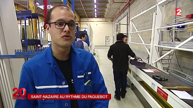 Saint-Nazaire vit au rythme de la construction des paquebots