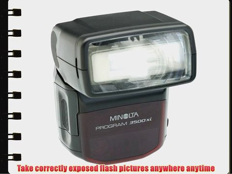 Minolta Maxxum 3500xi Flash with Case