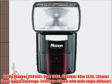 Nissin Di866 Speedlight for Nikon Digital SLR Cameras Guide number 198