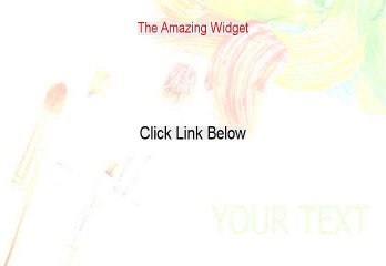 The Amazing Widget Reviews - See my Review [2015]