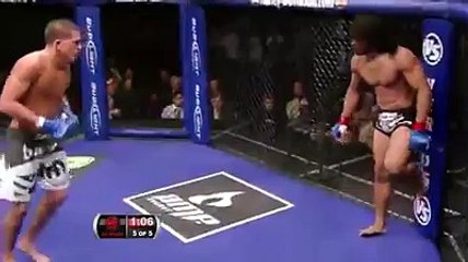 MMA Flying Kick Off Of The Cage WEC _ UFC