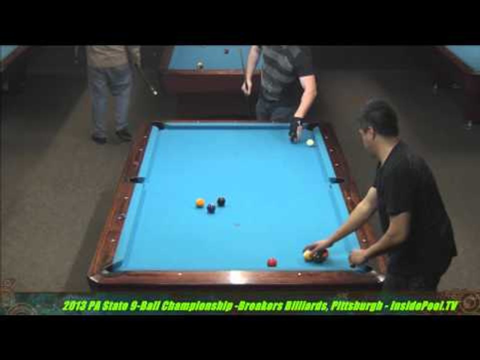 2013 PA State 9Ball Abel Ferrer Vs. Mike Davis at Breakers Billiards , PA