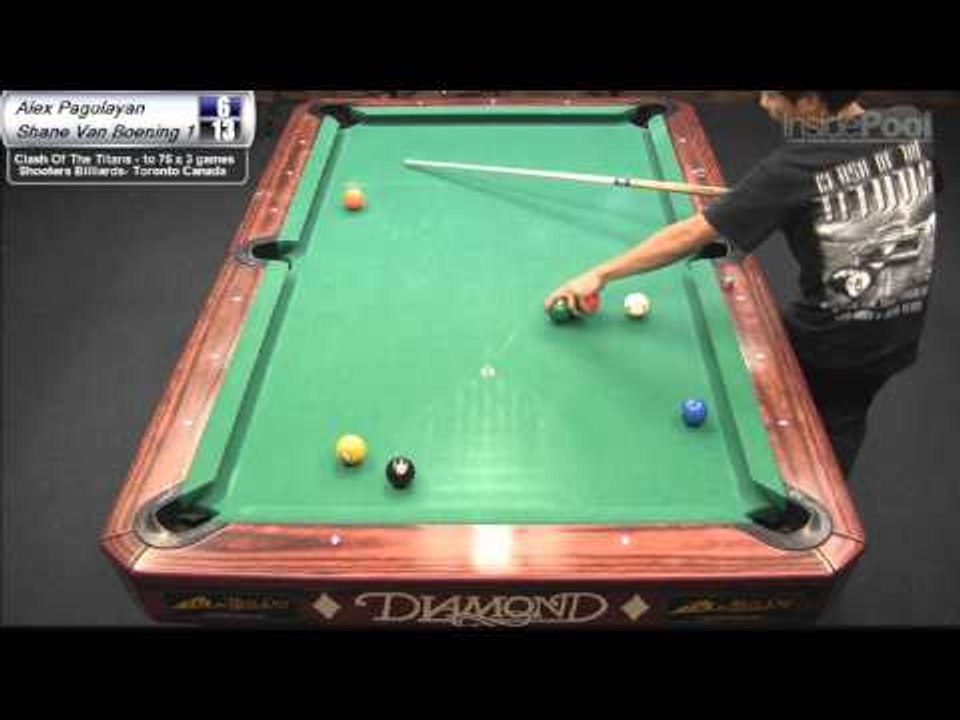 Alex Pagulayan vs Shane Van Boening Finals at the Clash of the Titans