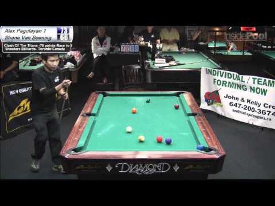 Alex Pagulayan vs Shane Van Boening at the Clash of the Titans