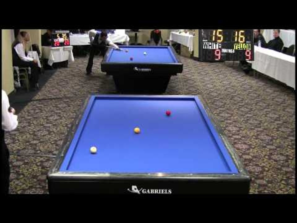 3-Cushion Billiards Mazin Shooni vs Piedro Piedrabuena