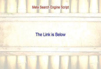 Meta Search Engine Script Review [Video Review]