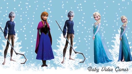 Frozen and Jack Frost Nursery Rhymes for Children Frozen Finger Family Cartoon Kids Songs