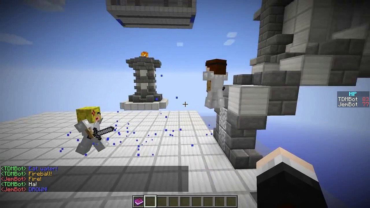 Minecraft | EPIC ROBOT BATTLE!! (DanTDM vs xXJemmaMXx) | Vanilla Mod Showcase