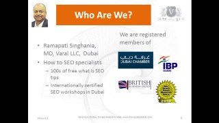 SEO Tutorial | Search Engine Academy UAE Workshop Agenda