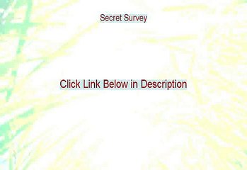 Secret Survey Review: Is It Worth Your Time? 🔍