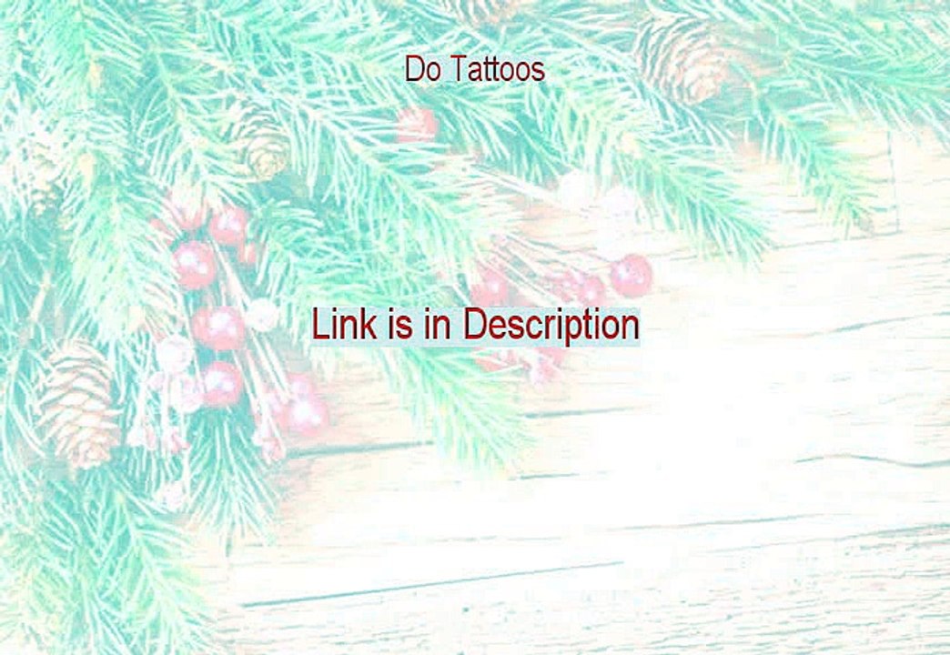 Do Tattoos Free Review [Watch this]