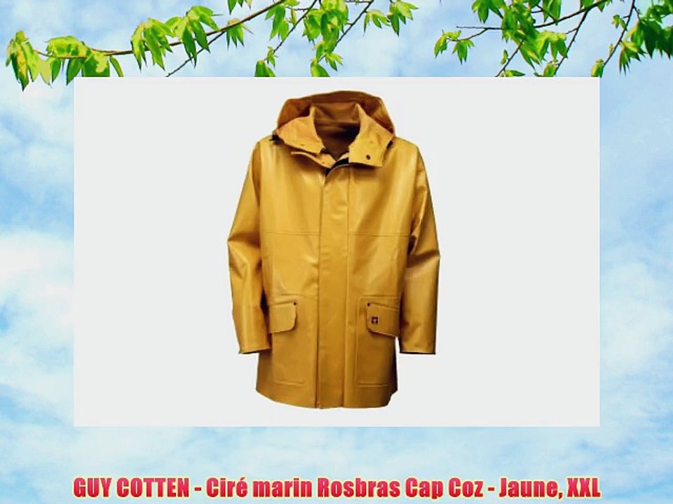 GUY COTTEN - Cir? marin Rosbras Cap Coz - Jaune XXL