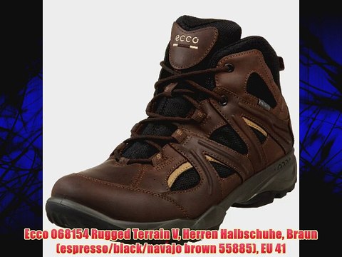 Ecco 068154 Rugged Terrain V Herren Halbschuhe Braun (espresso/black/navajo brown 55885) EU