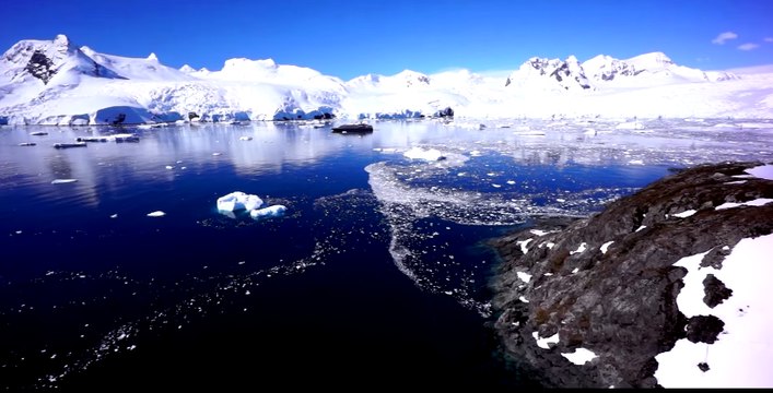 Drone Captures Aerial View of Antarctica's Immaculate Environment