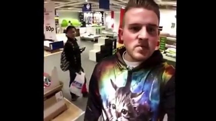 when you're bored in IKEA